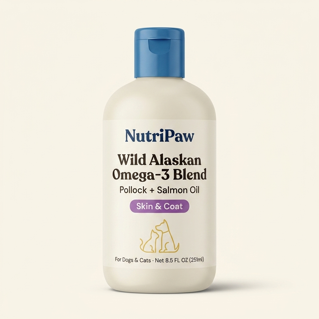 NutriPaw® Wild Alaskan Omega-3 Blend for Dogs & Cats – 8.5 fl oz