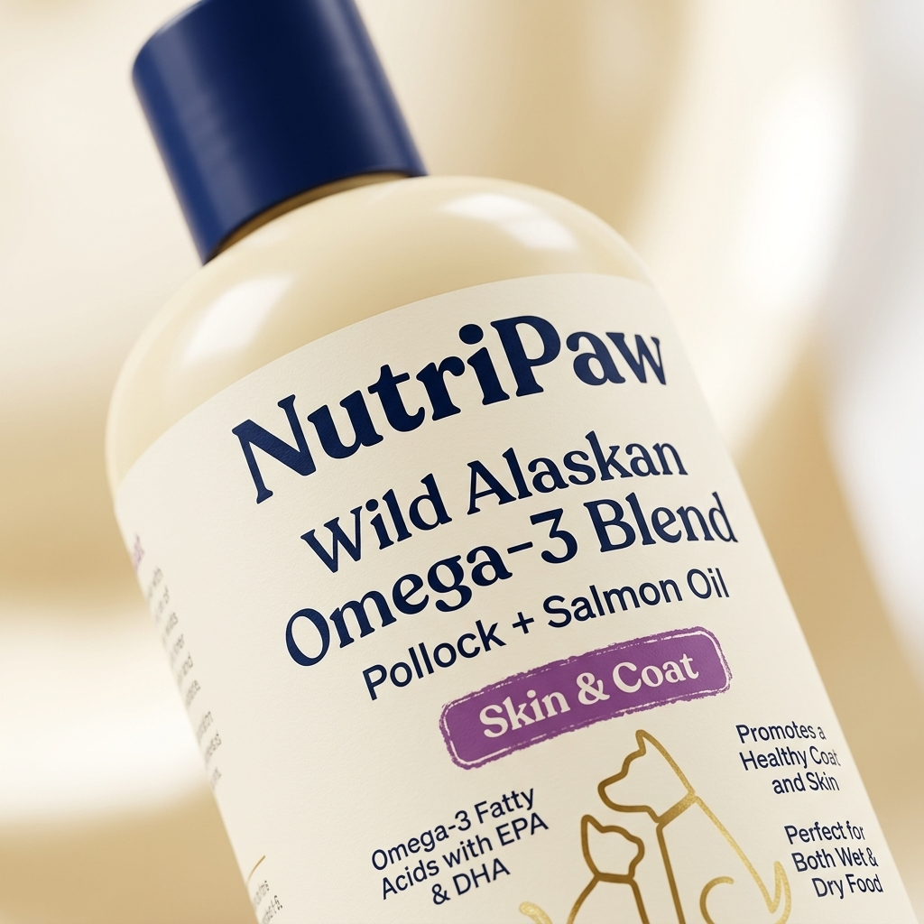 NutriPaw® Wild Alaskan Omega-3 Blend for Dogs & Cats – 8.5 fl oz
